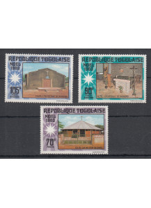 TOGO 1983 Christmas 3  val. Chiese  1095 + A495/495